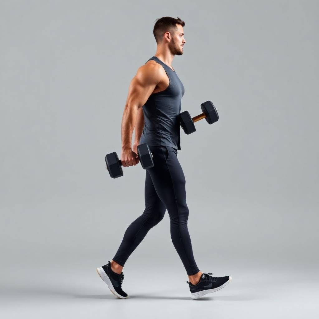 Dragen met gewicht (farmer walk)