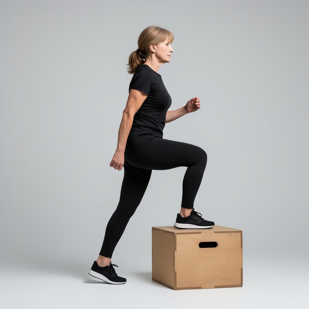 Step-up op een lage box